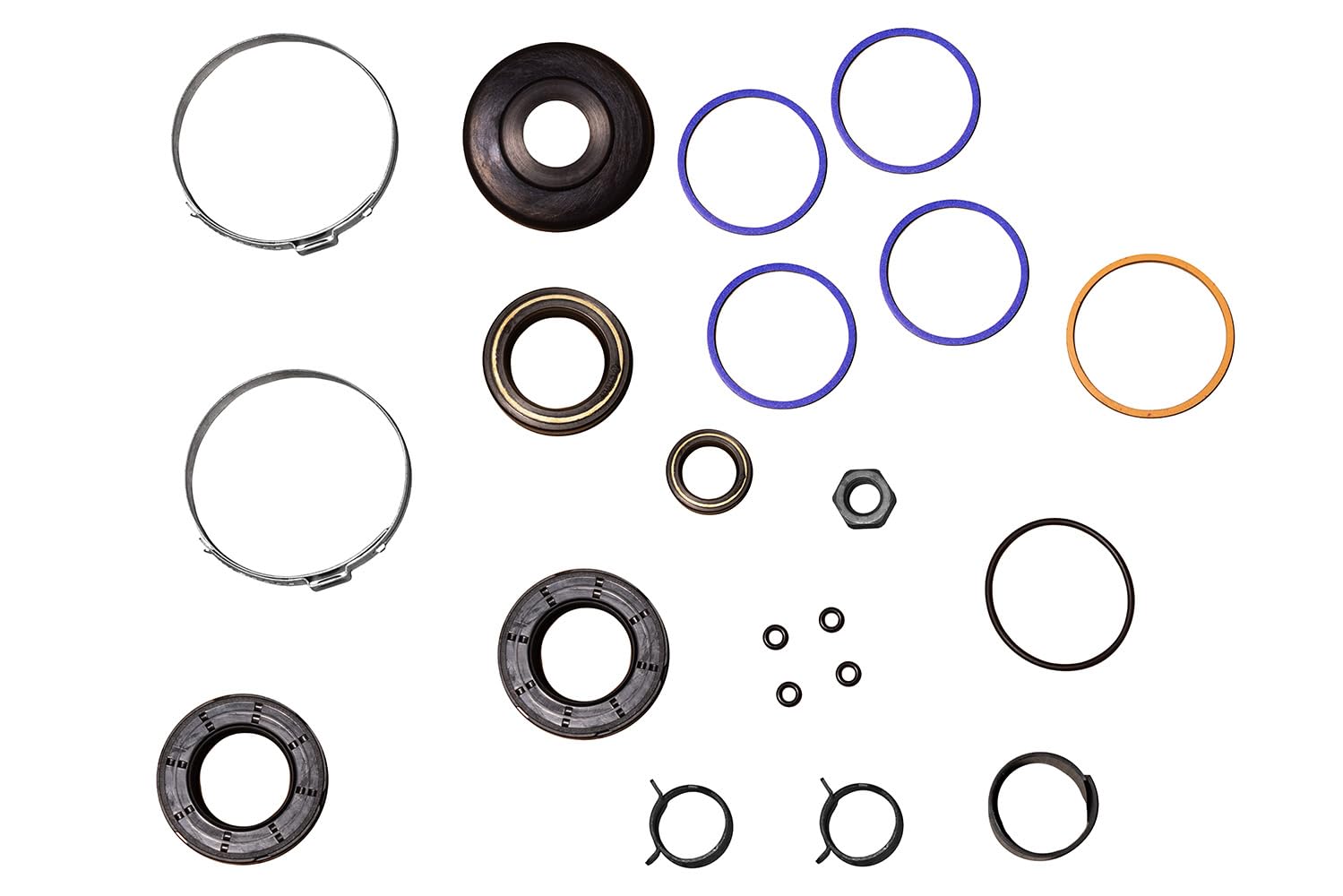 Power Steering Seals - Precision Fit Power Steering Rack and Pinion Seal Kit | O-Ring and Sealing Kit for Hummer H3 2006-2010 | Complete Steering Parts Seal Replacement