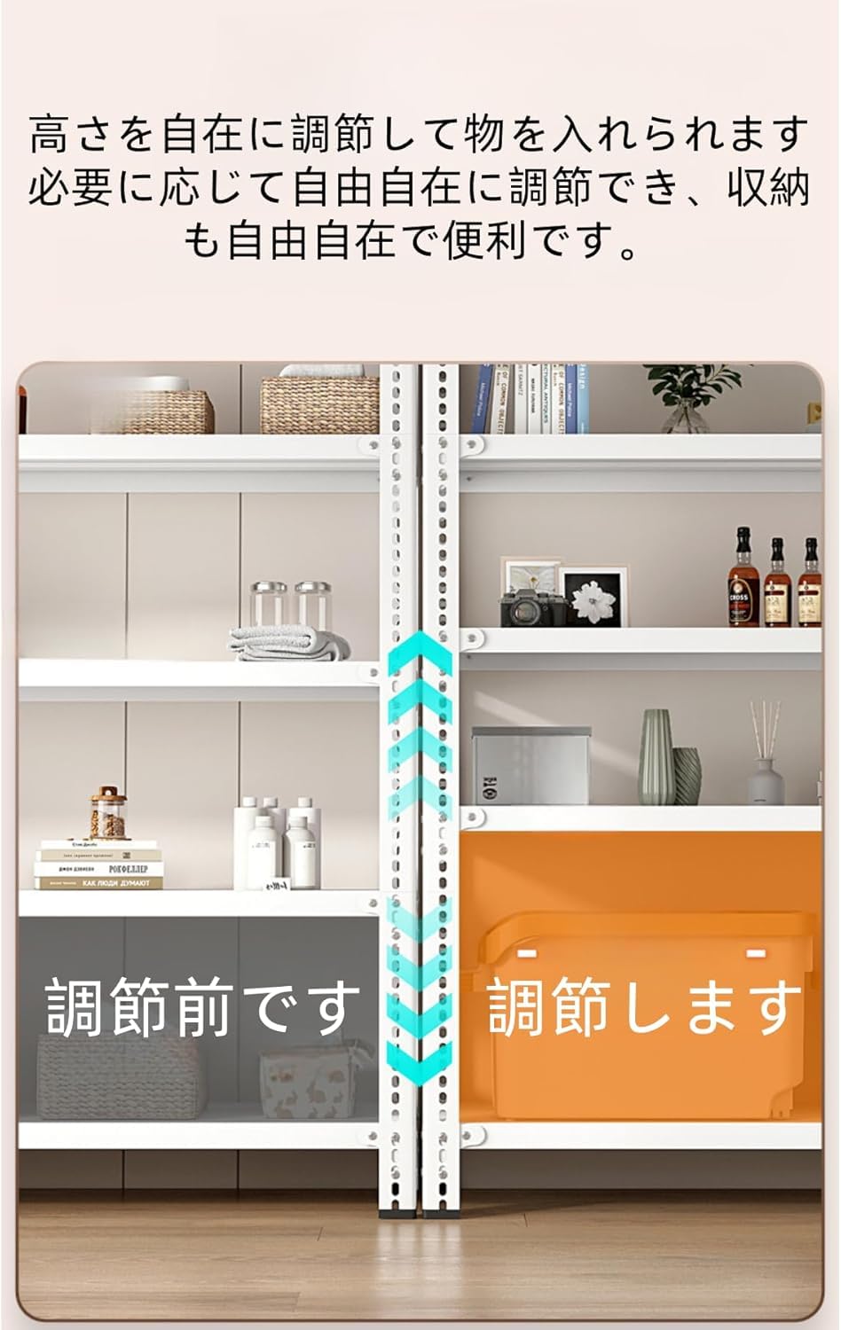 Amazon.co.jp: スチールラック 幅約150cm 4段 奥行約50cm 高さ約150cm