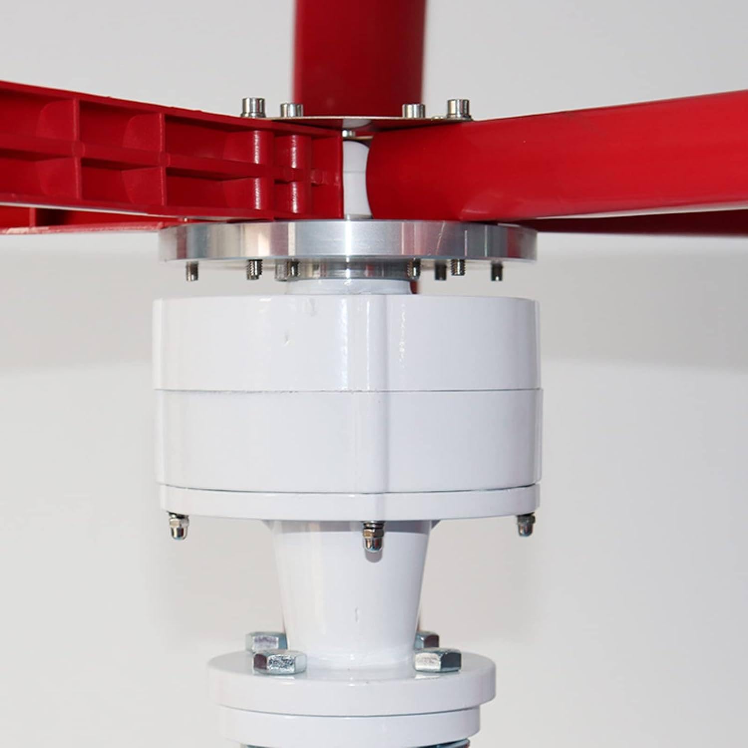 Turbina Eólica De 3000W Generador De Eje Vertical De 5 Aspas Equipo Productor De Electricidad para Barcos Terrazas, Cabañas O Casas Móviles De Carga,Red-12V