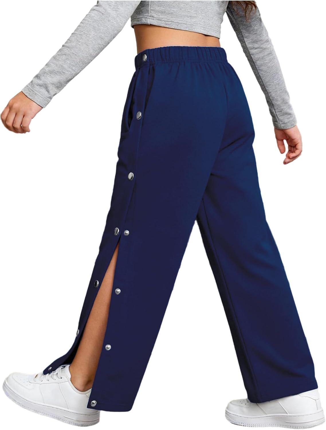 Agoky Kids Boys Girls Tear Away Pants Adaptive Sweatpants Easy Access Rip Off Post Hip Replacement Surgery Pants