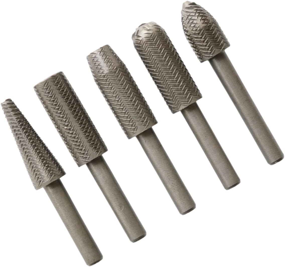 1set Electric Rotary File Grinder Steel Grinding Heads for Engraving Carving and Polishing Tool for Metalwork Jewelry Making and Deburring
