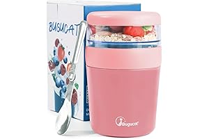 Bugucat Overnight Oats Containers - Your Perfect Grab-and-Go Breakfast Companion