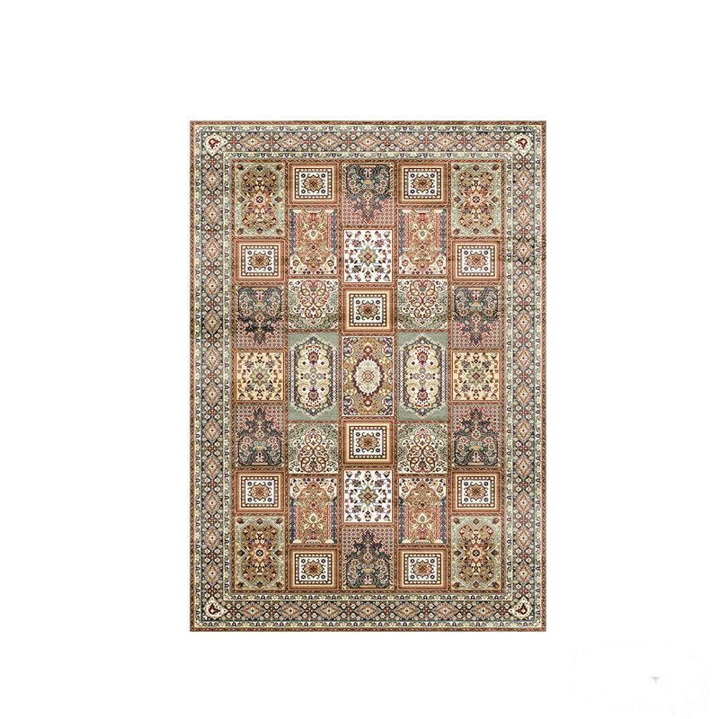 Tapis patchwork 160x230 cm antidérapant et lavable pour salon