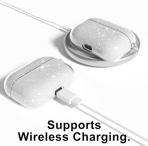 Miniatura 6 de Svanove Funda transparente para Airpods Pro, funda transparente para Airpods Pro de 1 generación, accesorios de silicona, funda de gel de goma suave