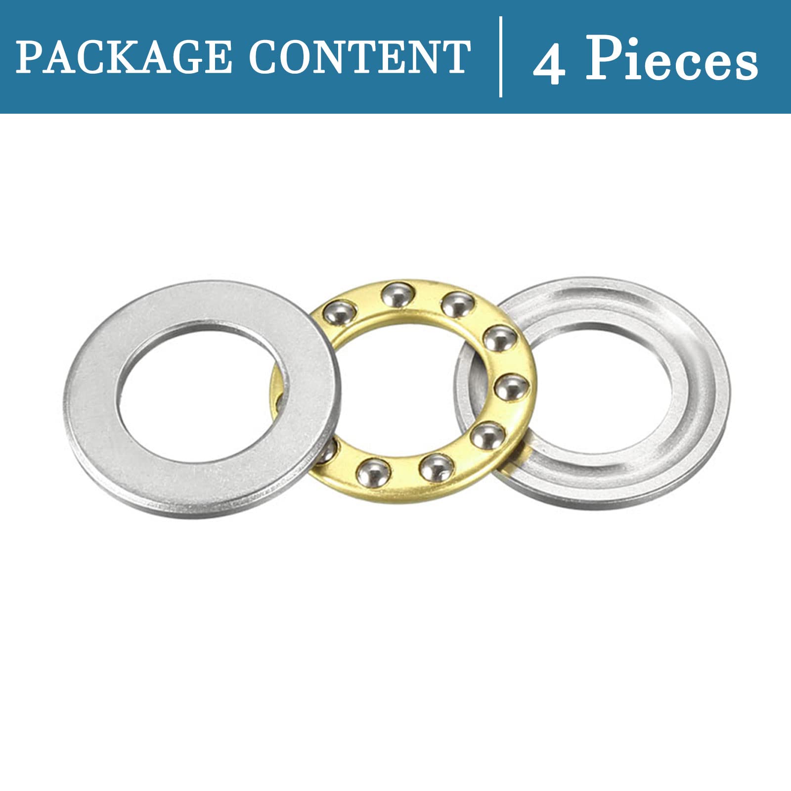 Lot 20 Roulements 684ZZ 4x9x4mm QUARKZMAN - Acier Carbone Double Scellé - Pour Machines/Outils