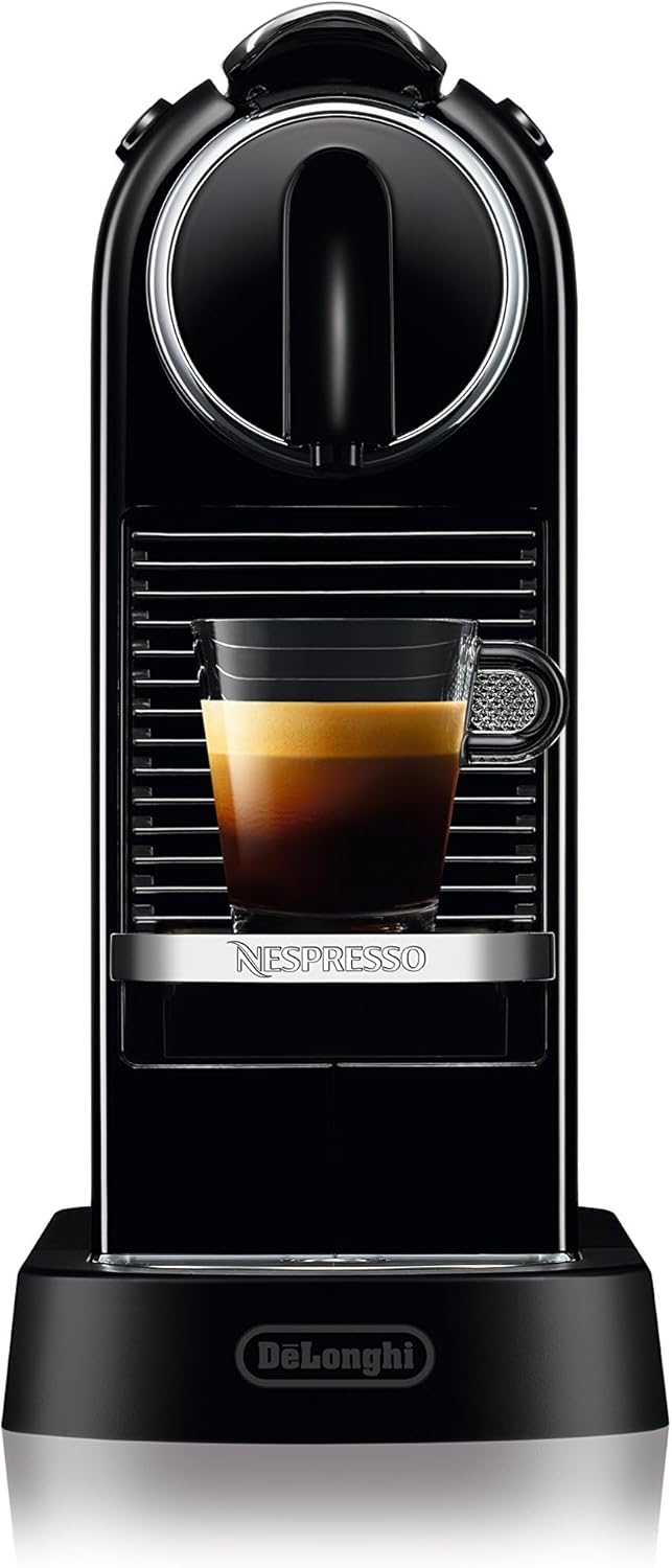 Nespresso CitiZ Espresso Machine by De'Longhi, Limousine Black Descaling Kit