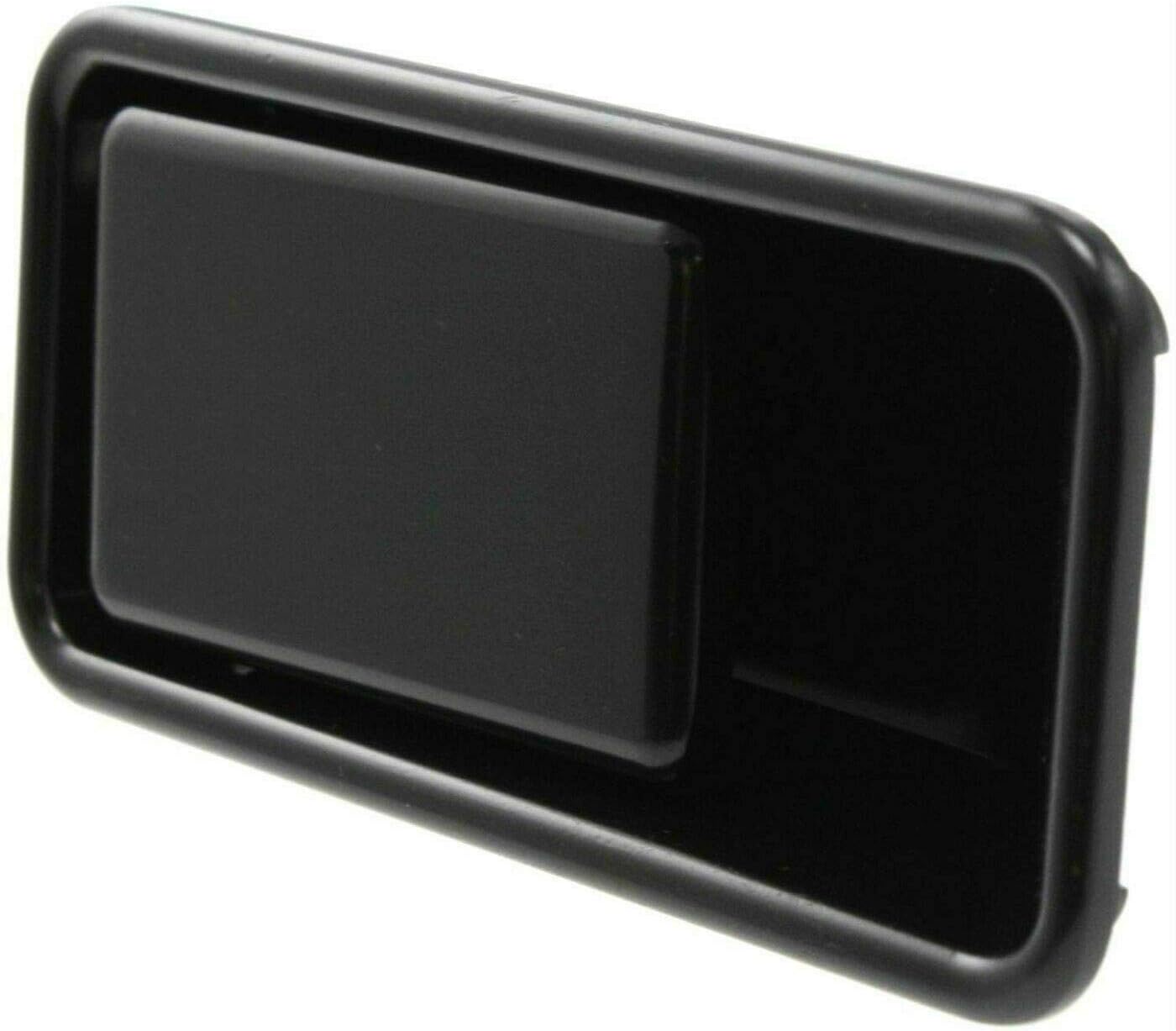 Door Handle Set Front Exterior Black for 1997-2006 Jeep Wrangler (TJ) / 1987-1995 Wrangler (YJ) Direct Replacement 55176548AB 55176548AB