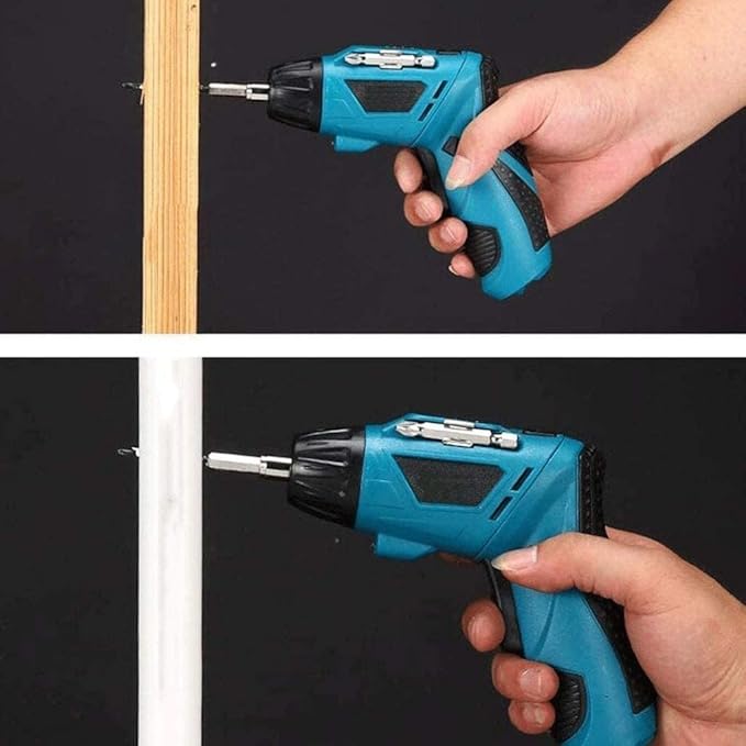 Taladro inalámbrico DULASP 240V kit con batería y cargador miniatura 3