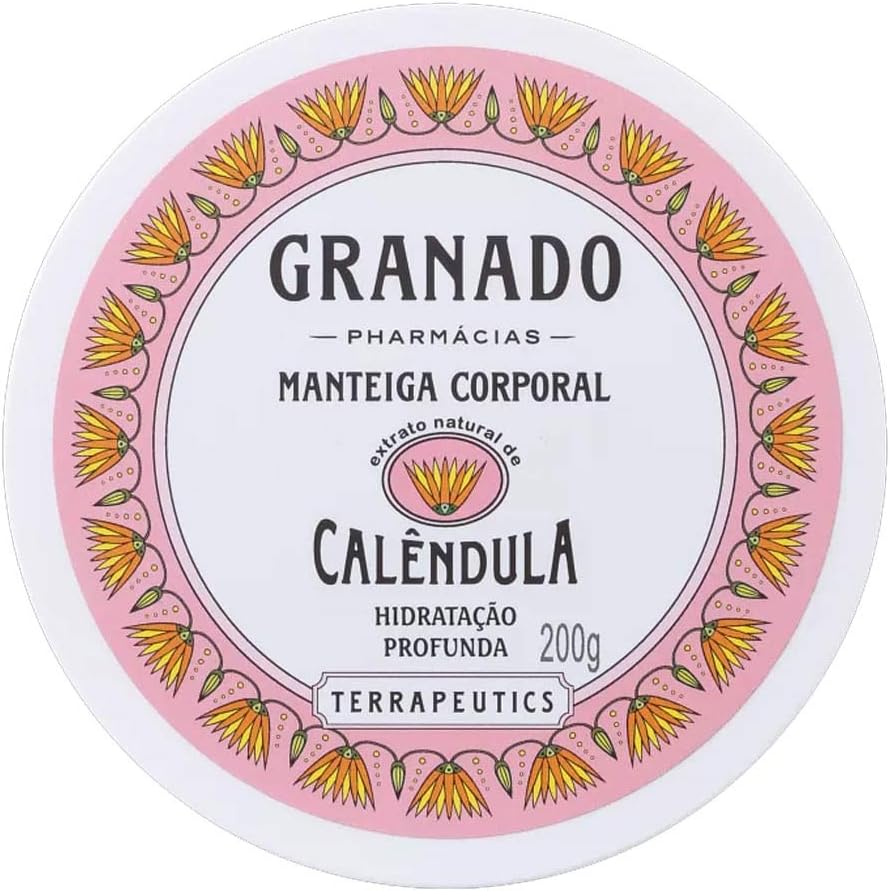 Linha Terrapeutics - Manteiga Corporal Calendula 200 Gr - ( Terrapeutics Collection - Pot Marigold Body Butter Net 7.1 Oz)