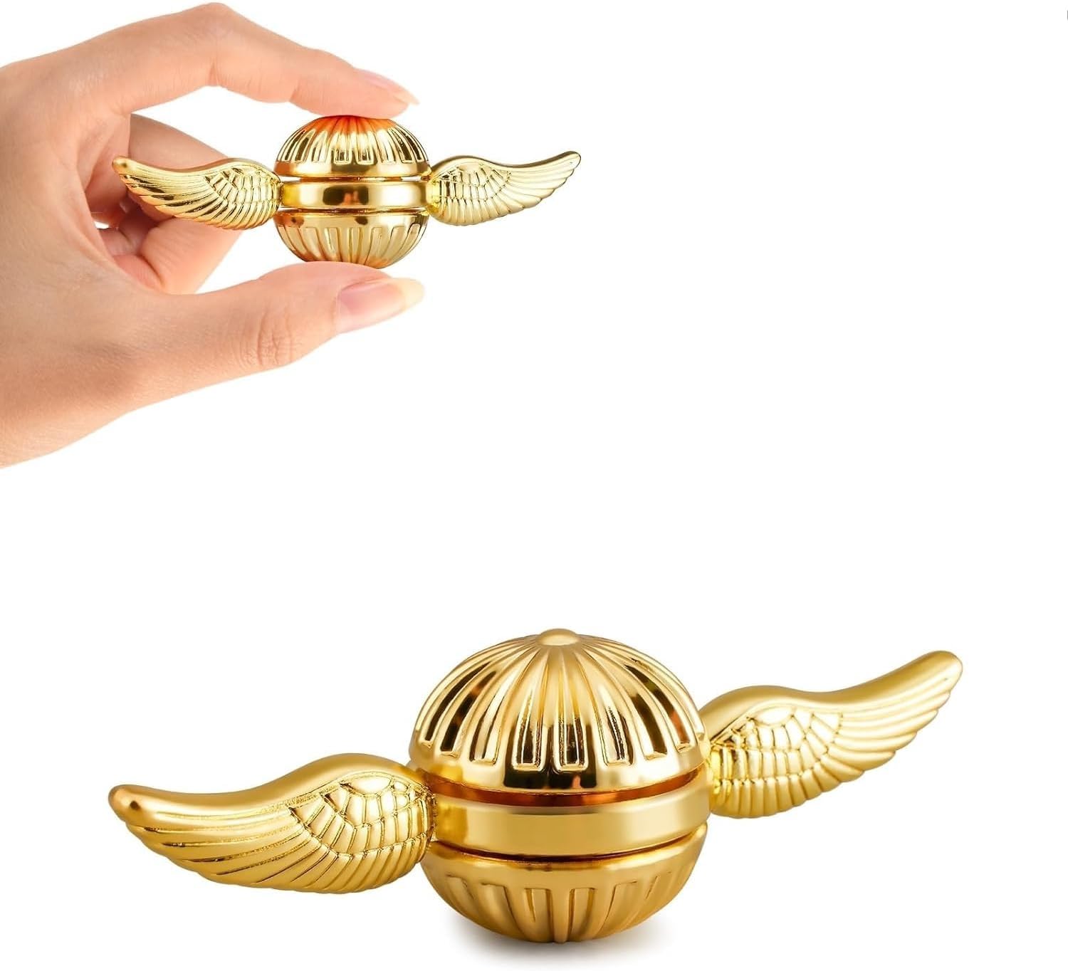 Metal Orb Fidget Spinner Toys for Kids,Cute Anxiety Stress Relief Sensory Decoration Gadgets Party Stuff for Boys and Girls,Christmas Stocking Stuffer Gifts for Teens and Adults with ADHD Autism.