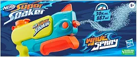 Nerf, Lançador de Água, Super Soaker, Wave Spray - Fluxo Ondulado, Capacidade de 887 ml - A partir de 6 Anos