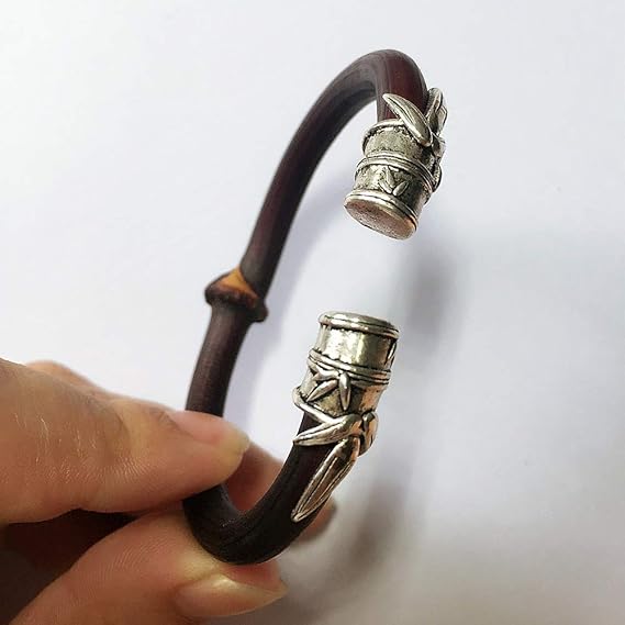 N/ Ifwell Pure Natural Manual Blood Rattan Bracelet, Xizang Blood Rattan Bracelet, Wild Wooden Jewelry Rattan Bracelet