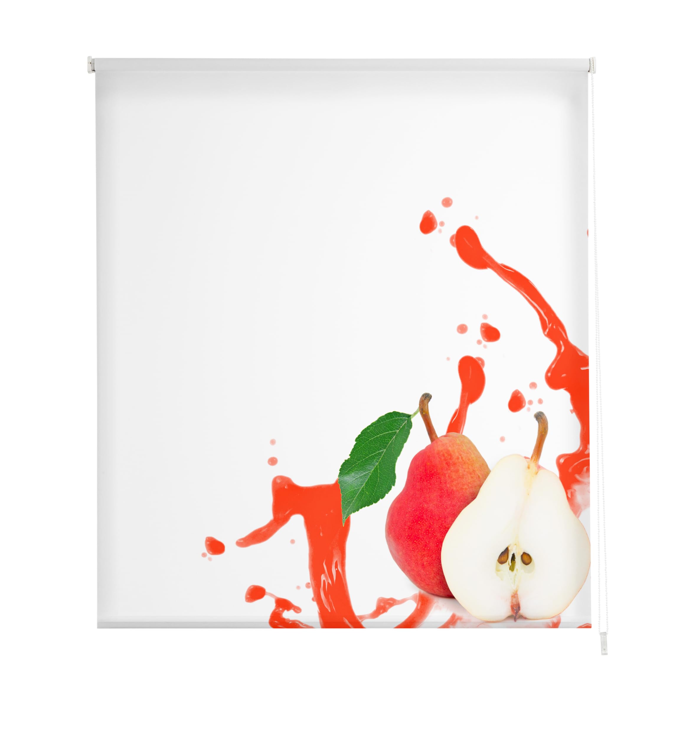 Estoralis | Cuisine | Store Enrouleur | sans Outil Tissu translucide imprimé | C-1204 | 85 x 150 cm. (Largeur/Hauteur) Taille du Tissu 82 x 150 cm. | Stores pour fenêtres et Portes