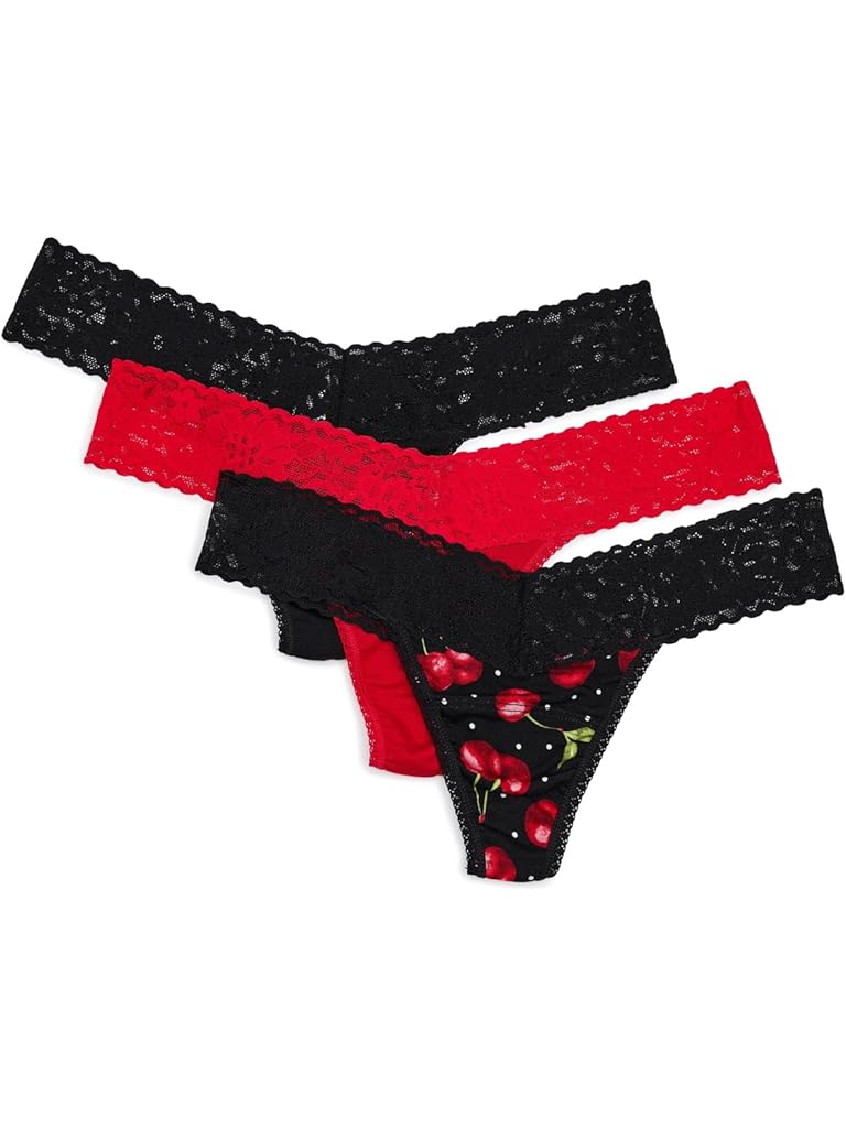 Multi Hanky Panky 3 Pack DreamEase Low Rise Thongs