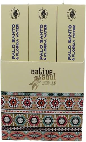 Miniatura 3 de Native Soul Palo Santo & Florida - Varillas de incienso de agua (caja al por menor, 12 paquetes individuales)