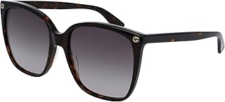 Gucci Damen GG0022S 003 Sonnenbrille, Braun (Avana/Brown), 57