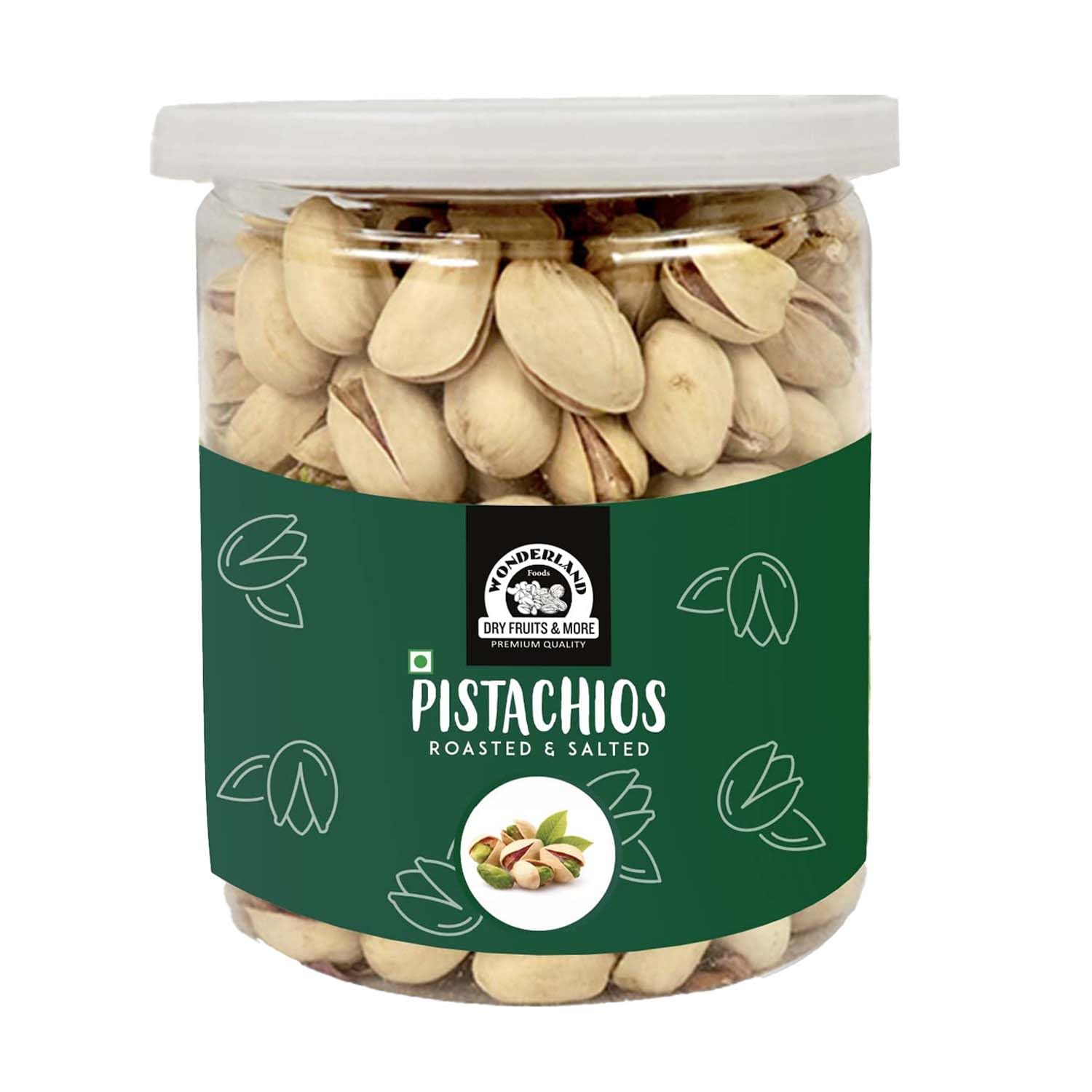 WONDERLAND FOODS (DEVICE) Dry Fruits I American California Roasted & Salted Pistachios 18-20 Size (Pista) 200g Jar (B09WYG9P15) Amazon Price History, Amazon Price Tracker