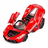 Toy Cars Model Ferrari Roadster 1/22 LaFerrari Die-cast Vehicles with Sound and Light