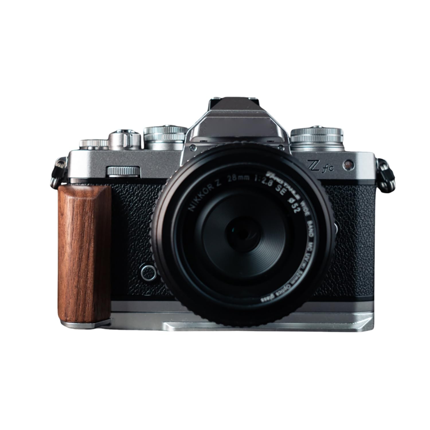 Amazon | Nikon 用 Z fc Zfc 専用 カメラウッドグリップ 高級檀木材