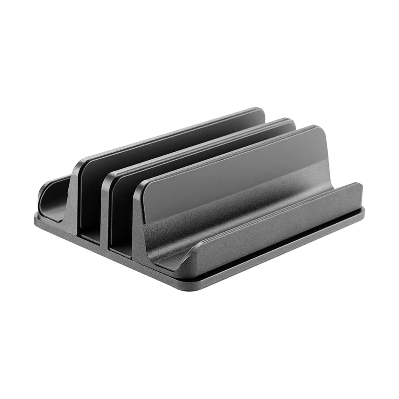 Supporto verticale in alluminio per tablet notebook Base antiscivolo salvaspazio per raffreddamento e compatibilità Supporto in alluminio