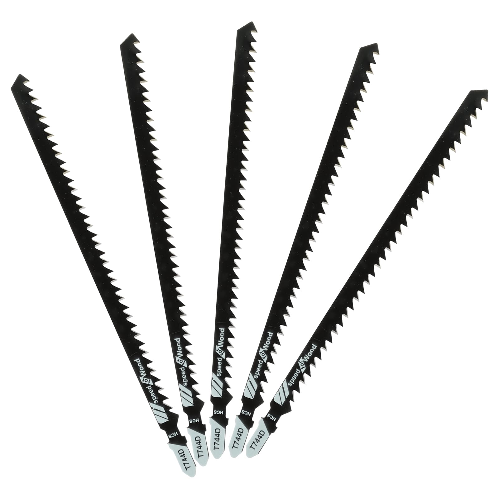 5 x TopsTools JSTT744D T744D 180mm Jigsaw Blades for Wood - High-Performance Blades for Clean, Straight, and Fast Cuts in Softwood, Plywood, and More