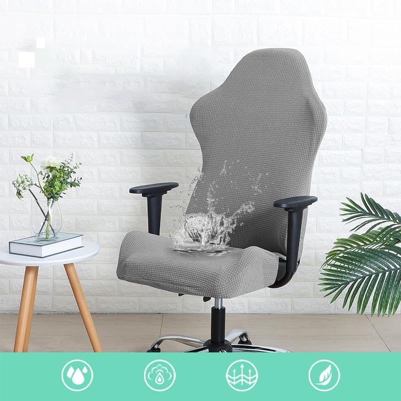 Housse universelle pour chaise de bureau extensible textile imperméable premium