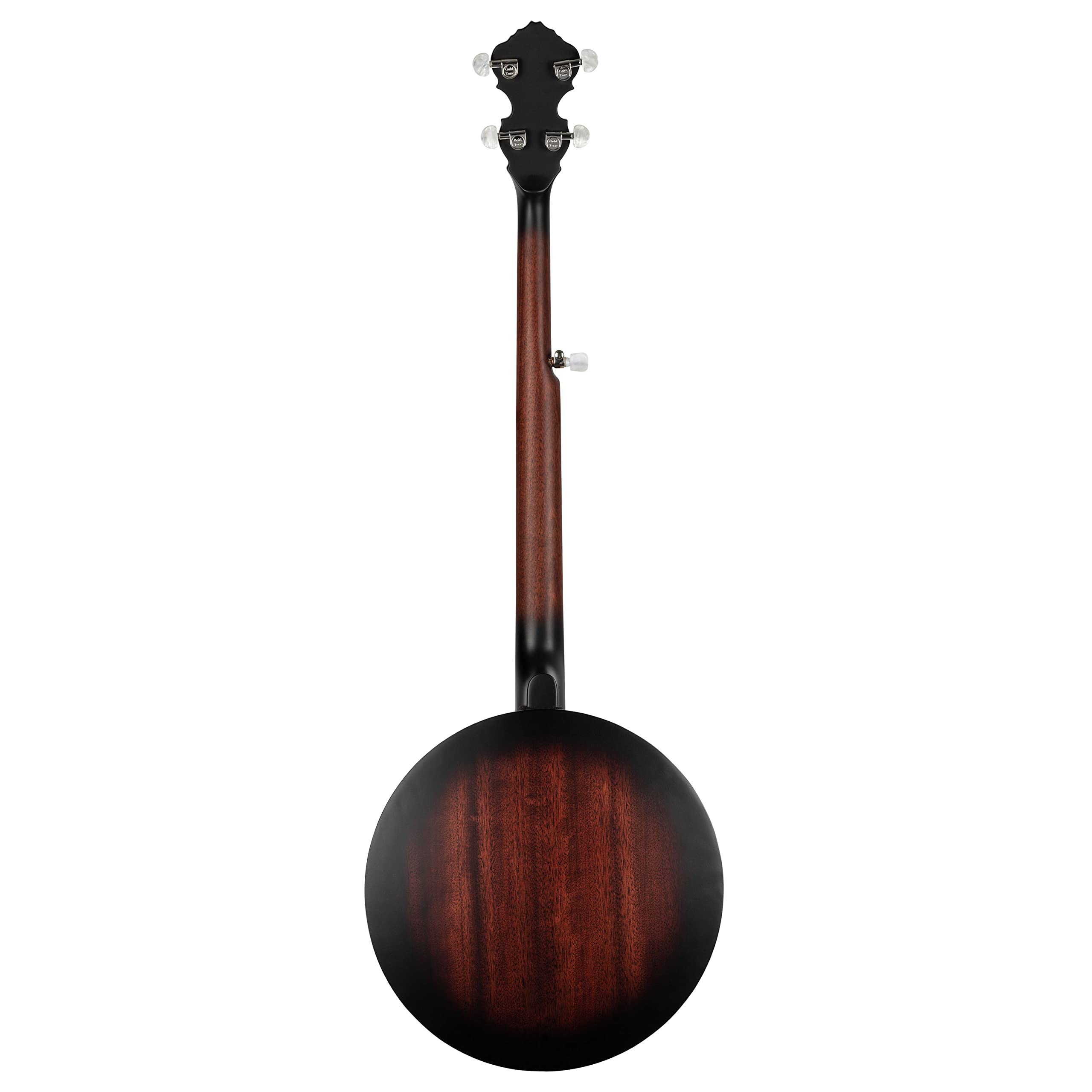 Ortega Guitars Americana Series Banjos – 5-saitiges Banjo, Akustisch – Mahagoni mit Whiskey Burst Finish – Remo Fell (OBJ150-WB)