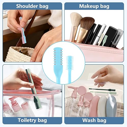 Miniatura 8 de Cortador de pelo nasal 2 en 1, recortador manual de vello de nariz para hombres y mujeres, removedor de vello de nariz de doble cara giratorio de