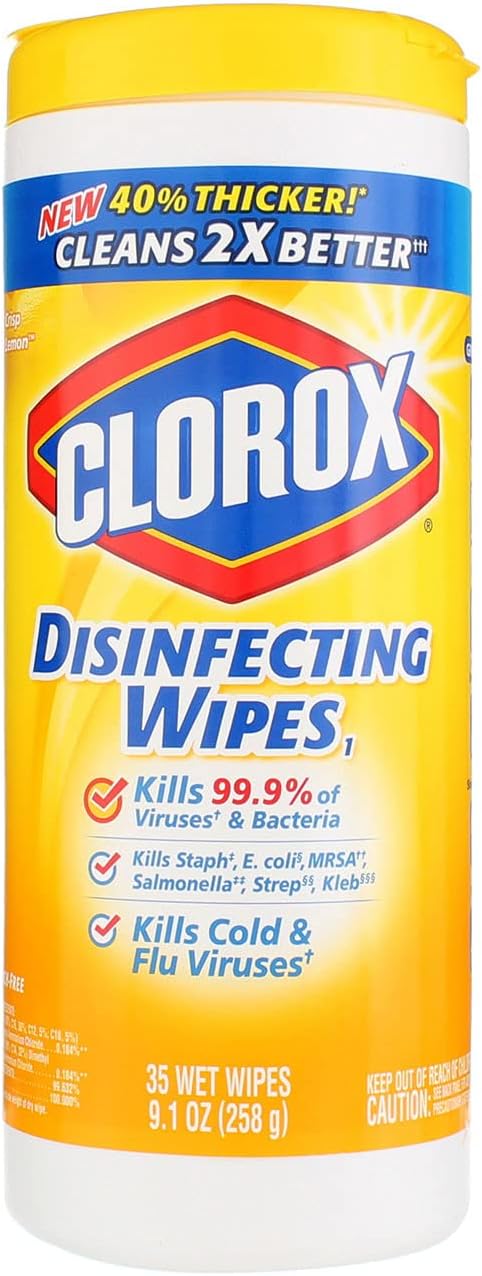 Disinfecting Wipes, 7 X 8, Fresh Scent/citrus Blend, 35/canister, 3/pack image 4