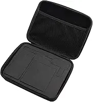 Luqeeg Estojo de Transporte para Walkie Talkie, Bolsa de Armazenamento Protetora para Rádios 5R BF F8 + DM 5R, Design Ergonômico e Estilo Preto Leve e Portátil