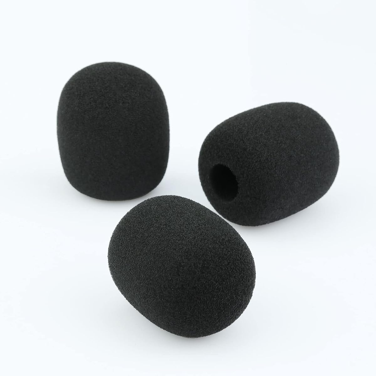 LEFXMOPHY Foam Replacement for HyperX Cloud II/Alpha/Alpha S/Mix/Core Gaming Headphone/Cloud Chat Headset Microphone Pop Filter Cover, 3 Pack Windscreen