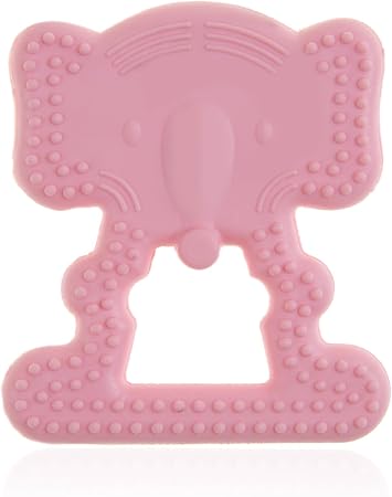 Babyjem Teething Elephant Pink