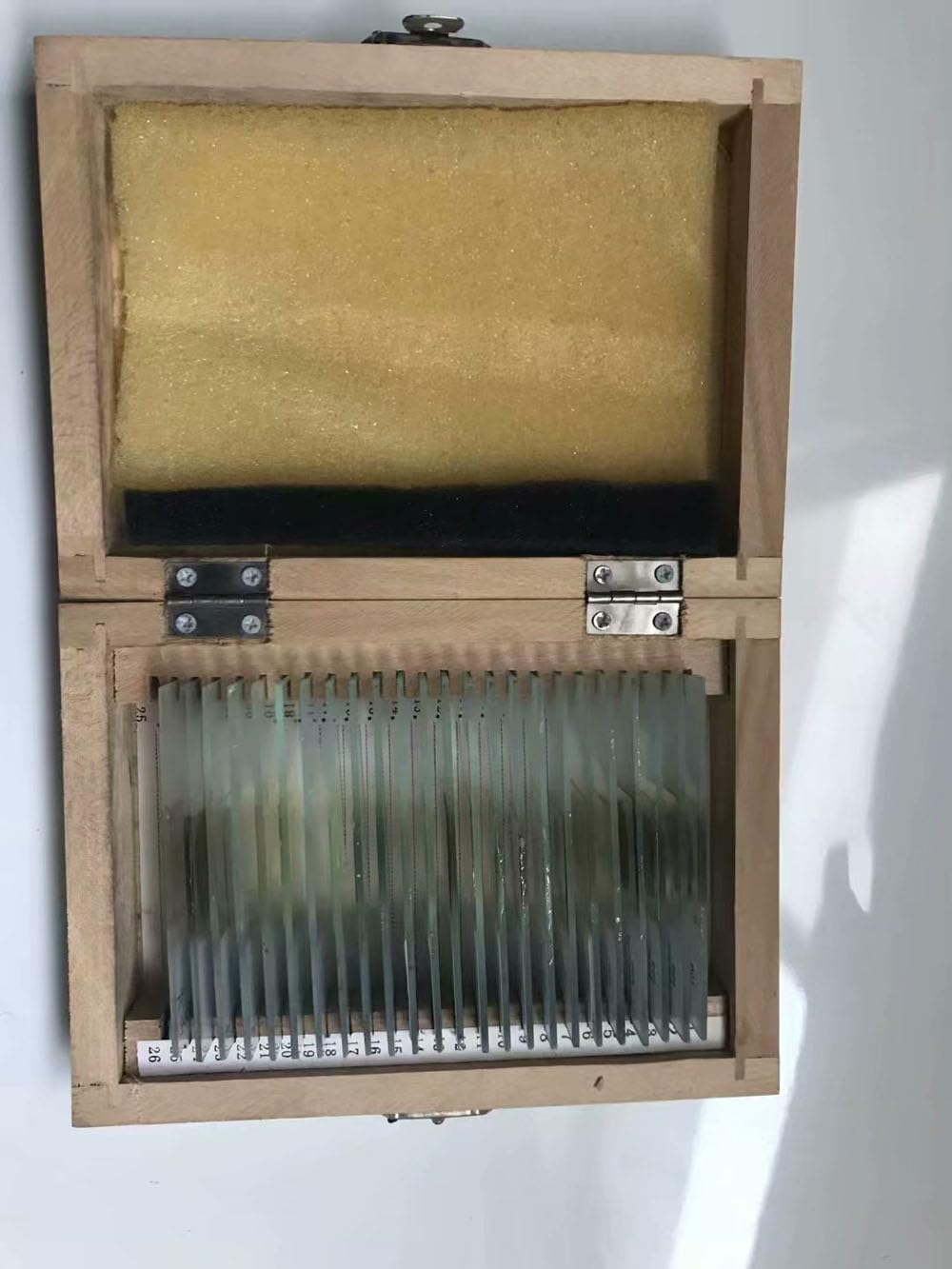 24pcs/Set Geology Microscope Prepared Slides Mineral Thin Section Slides