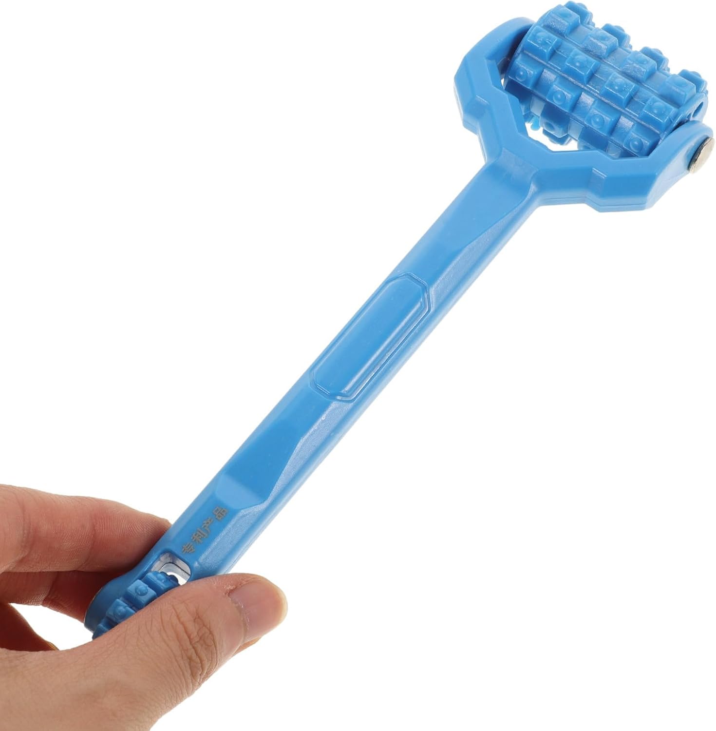 Cabilock Double-Headed Sound Deadener Roller for Car Auto Noise Insulation Blue PC Material, Soundproofing Construction Tool for Wallpaper and Sound Deadener Application