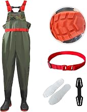 Chest Waders with Boots, Fishing Hunting Waders,Wading Boot Nylon PVC Waterproof for Fly Fishing Waders Men & Women