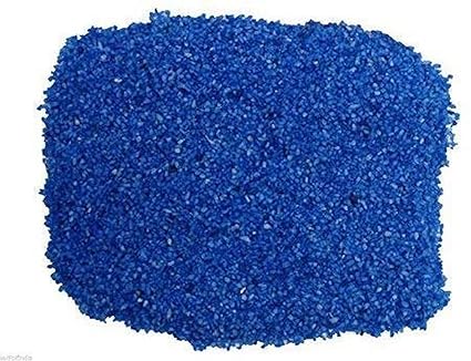 OhhSome [500Gm] Sugar Sand Gravel Ocean Blue Pebbles Pebbles Pebbles Home Garden And Aquarium Decor Pebbles Pebbles For?Balcony & Multi Purpose Pack