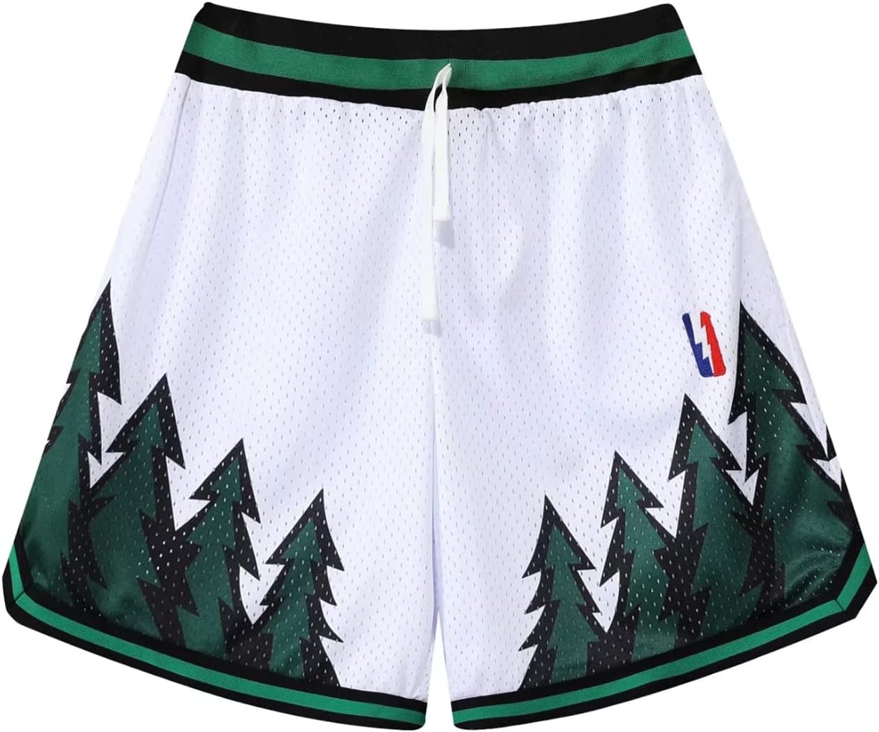 Men's Basketball Shorts Gym Training Workout Athletic Shorts Mesh Graphic Print Running Short Pants