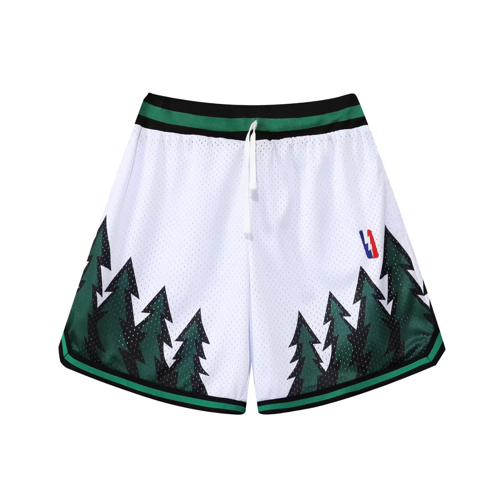 BOOMLEMON Men's Basketball Shorts Gym Training Workout Athletic Shorts Mesh Graphic Print Running Short Pants