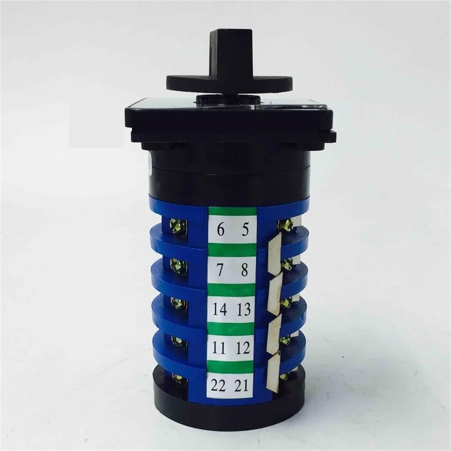 KDHC-32/5 Changeover Rotary Cam Switch 32A 5 Poles 10 Positions 20 Terminals 1Pcs