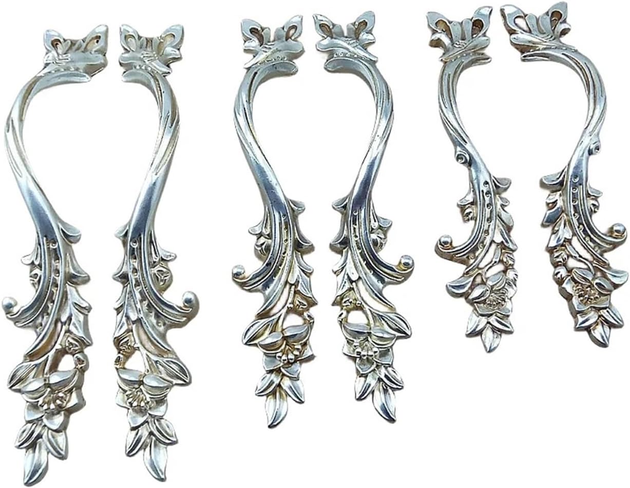 Furniture Hardware Handles Pull Kitchen Cabinets Door Drawer Wardrobe Cupboard Pull Door Knobs 2Pcs(Right(96mm))