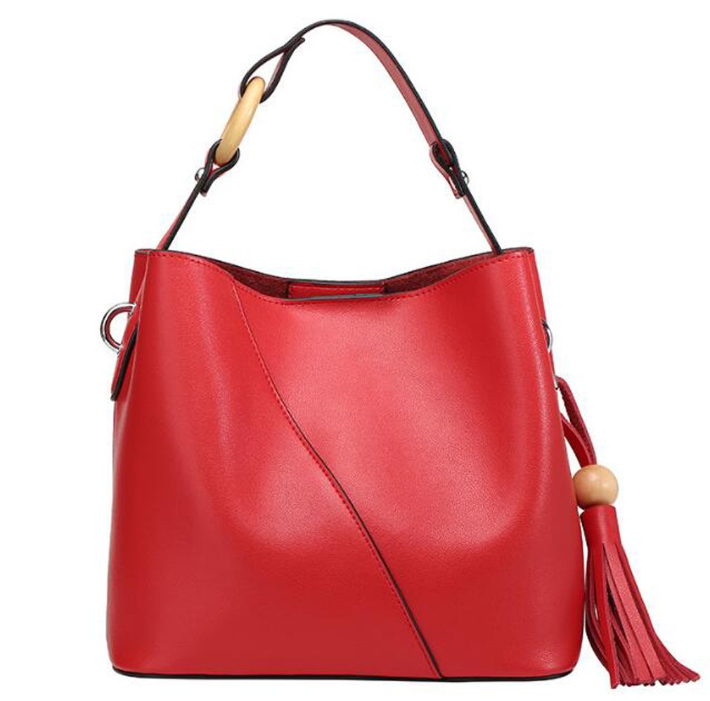Women's Genuine Real Leather Top-handle Bag Urban Style Shoulder Tote Crossbody Purse Bags