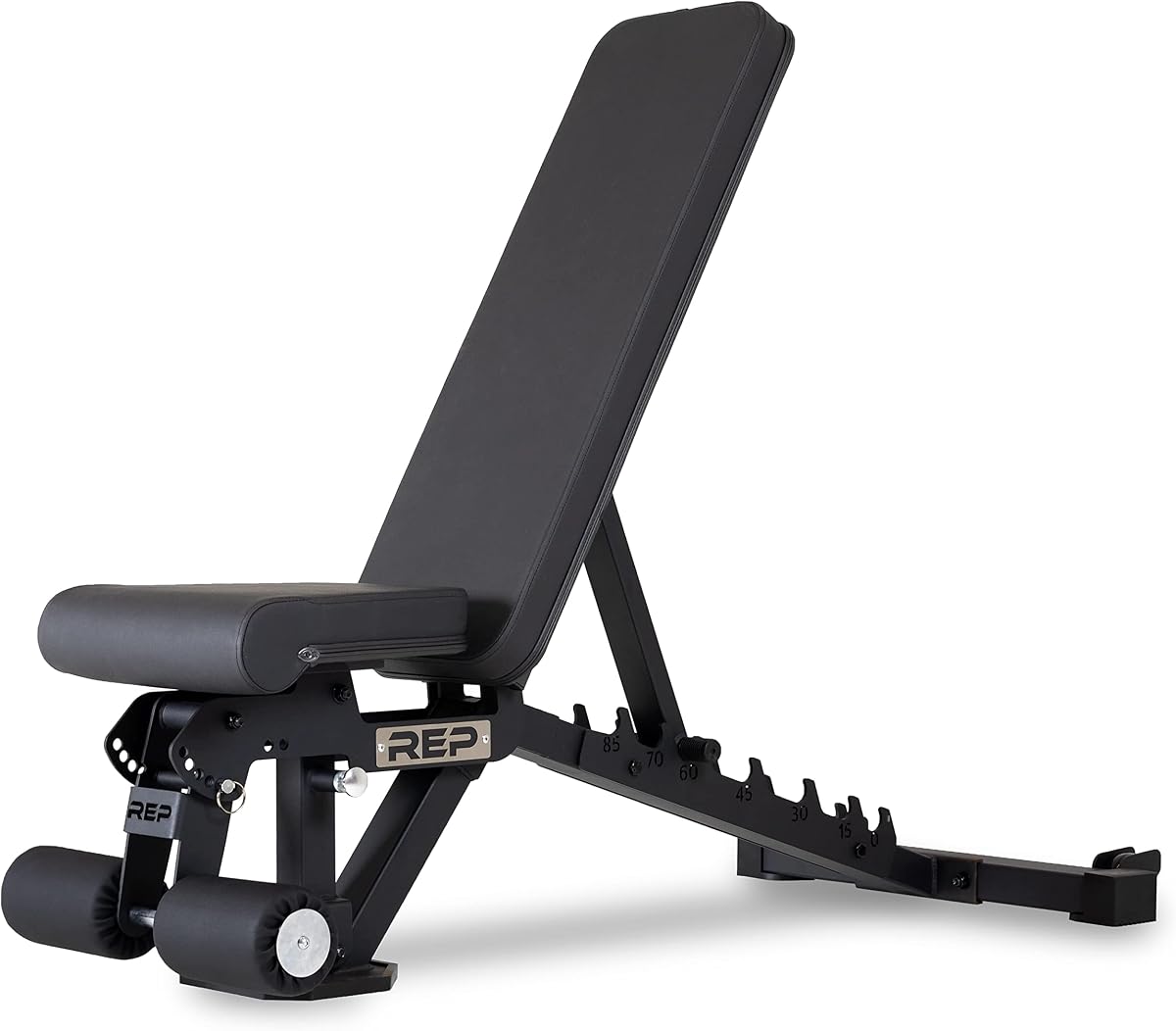 FID Banco de pesas plegable, silla inclinada y declinada para gimnasio en casa, equipo estacionario portátil compacto, plataforma de entrenamiento de fuerza resistente, soporte de entrenamiento con mancuernas ajustable, AB-3000