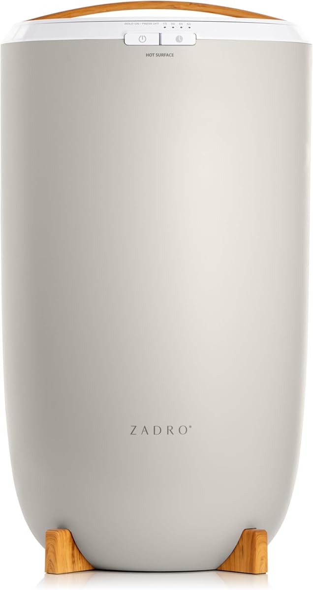 Zadro Large Hot Towel Warmer Bucket Timer Electric Towel Warmer for Bathroom Auto-Shut Off Heated Towel Warmer Spa