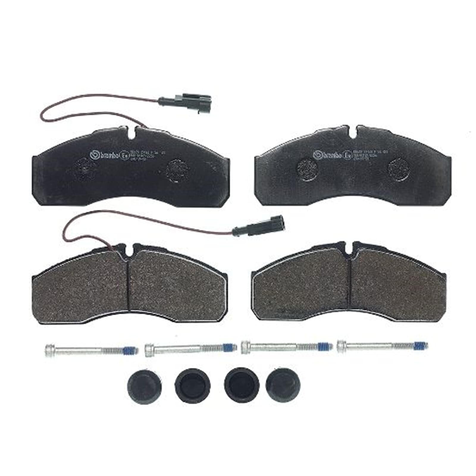 Pastiglie freno Brembo P 56 123, anteriore/posteriore. Set di 4 | Compatibile con: NISSAN CABSTAR, NT400 CABSTAR