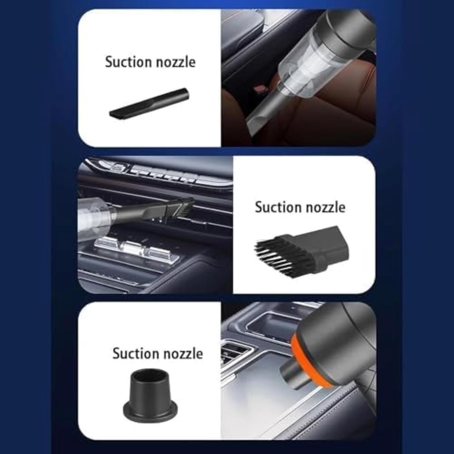 OLLESA Cordless Handheld Vacuum - 3 Attachments! -7