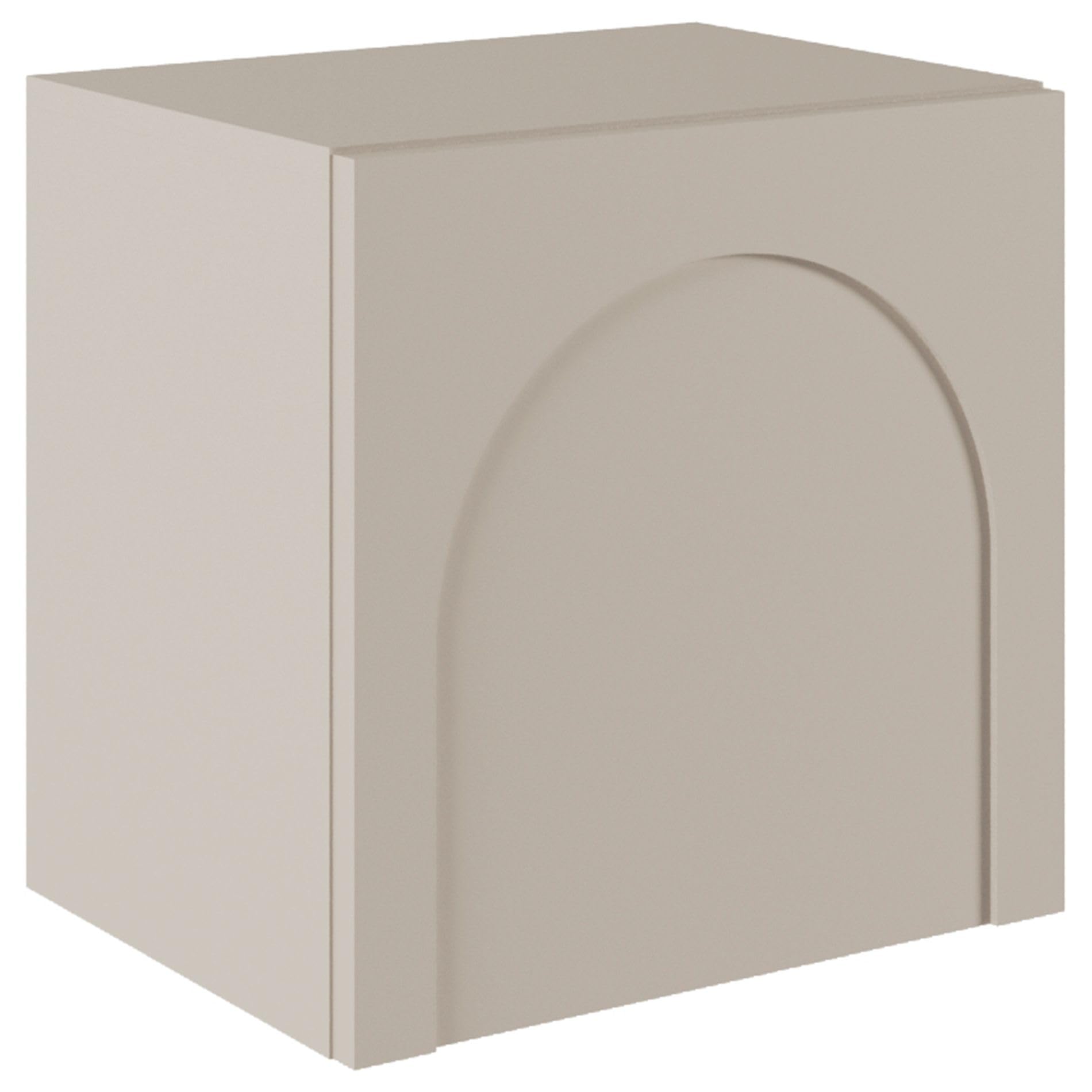 Table de nuit cachemire 50 cm haut de gamme en panneau stratifié Kronospan design épuré