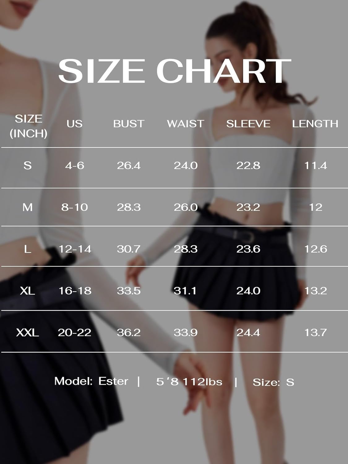 REORIA Women's Sexy Mesh Long Sleeve Boned Corset Top Trendy Y2K Square Neck Going Out Bustier Crop Tops - Image 5