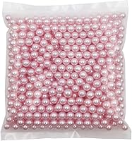 Vista 10 de INSPIRELLE Perlas de imitación de ABS lustroso blanco de 0.63 pulgadas sin perforar para rellenos de jarrón, 140 cuentas de maquillaje de gran