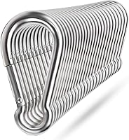 Vista 1 de Ganchos de Resorte con Cierre Rápido, Clip de Metal de Acero Inoxidable 304 de Servicio Pesado, Conector de Cuerda, Abrazadera Pequeña con Cierre