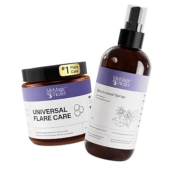 MyMagicHealer HS Flare Care 3-Step Routine Daily Flare Care for Hidradenitis Suppurativa & Irritated Skin | Drawing Salve for Boils & Cysts | Natural Ingredients